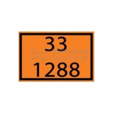 Placa Número ONU 33 1288